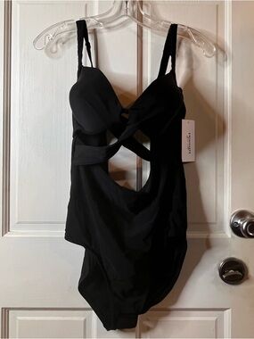 Swimsuits For All Black One-Piece Swimsuit